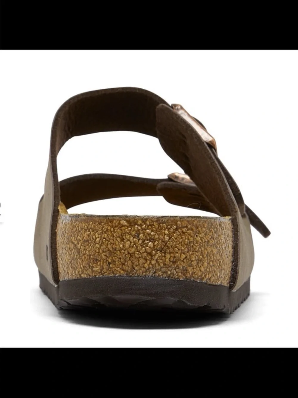 NWB Birkenstock men’s Arizona leather two strap sandals color mocha size 11